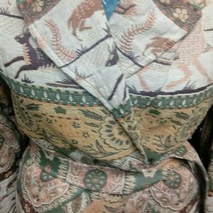 Vintage from 1987 tribal print trench